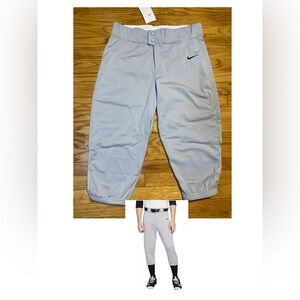 Nike Men's Vapor Select High Baseball Pants gray Size NEW!